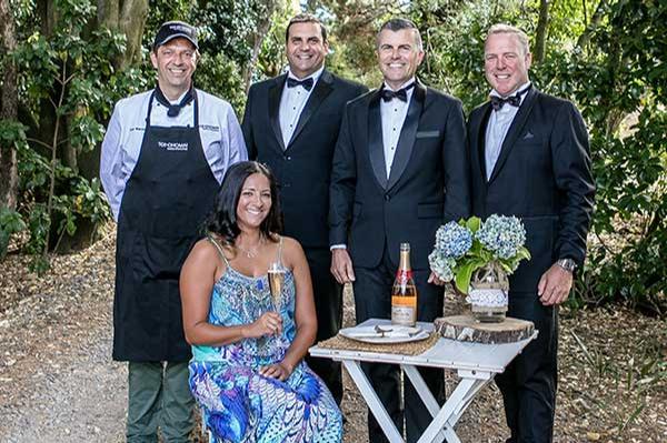 Chef Peter Blakeway, Mathew Tomlinson, Rhys Arrowsmith, Jason Rowling & Nicole Kritz