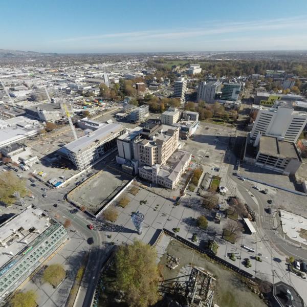 Aerial Image of Christchurch Central