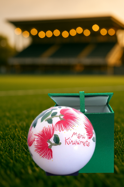 Pohutukawa Meri Kirihimete Art Bauble