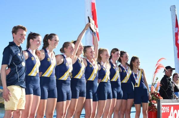 Gold Medal Winning U16 Rowing Eight