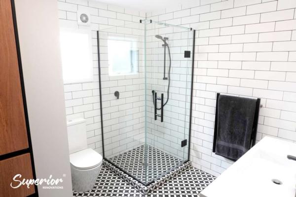 Artisan Contemporary Bathroom Renovation by Superior Renovations