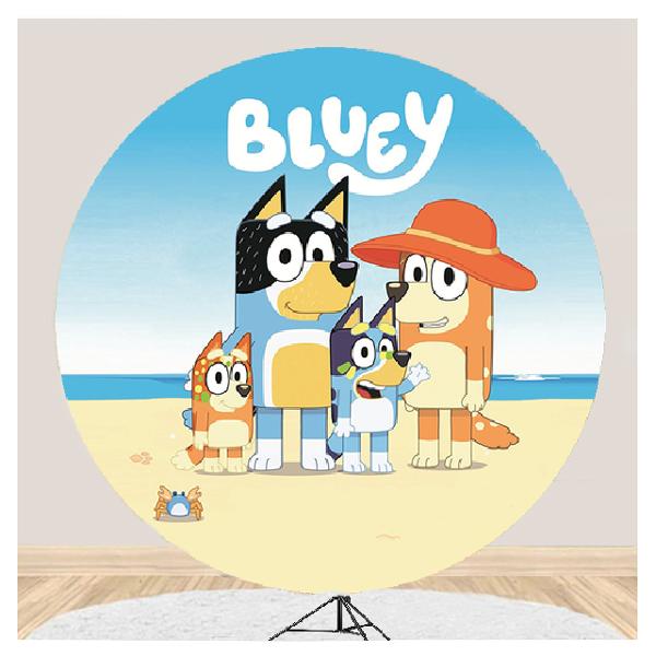 Bluey Character Background for a Photo Booth Party