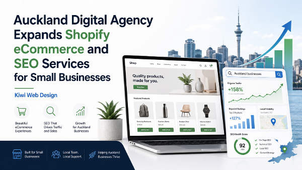 Shopify and SEO services for Auckland small businesses