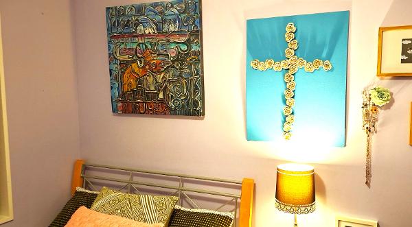 'Discovery IX' oils on canvas by Leon Aarts