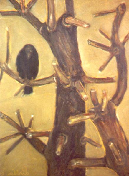 'Vogel en dood boom' vbvd by Nardus van de Ven (Private collection)