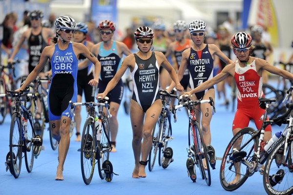 Andrea Hewitt (NZL) who finished third in the ITU Dextro Energy World Championship Series triathlon in Austria to move to second on the overall World Championship rankings after four events