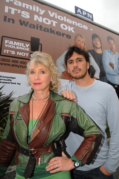 Outrageous Fortune star Tammy Davis and actor Annie Whittle were quick and keen to lend their support to the Waitakere billboards.