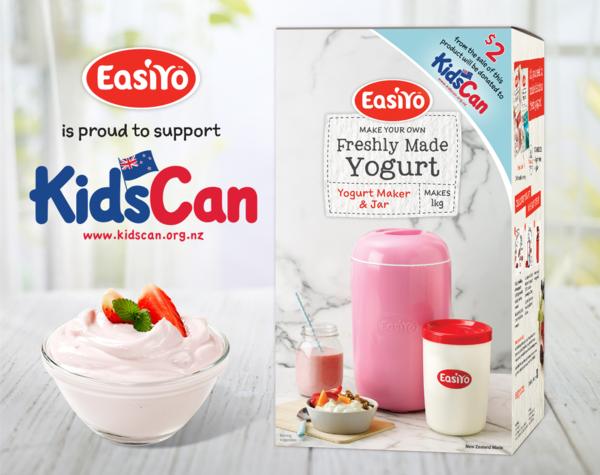 Limited Edition Pink EasiYo Yogurt Maker Helps KidsCan 