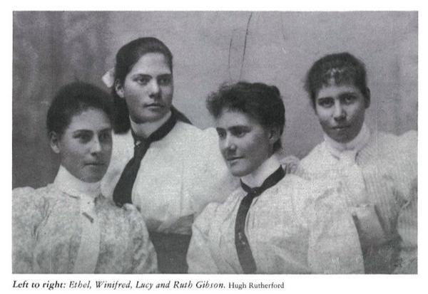 Gibson sisters L to R Ethel, Winifred, Lucy and Ruth