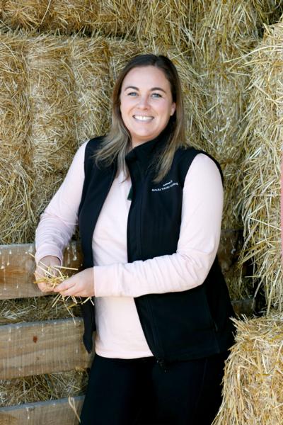 Ngai Tahu Farm Manager Ash-Leigh Campbell from Christchurch is the 2020 Fonterra Dairy Woman of the Year.
