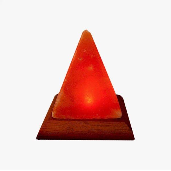 USB Himalayan Salt Lamp - Orange Salt Pyramid