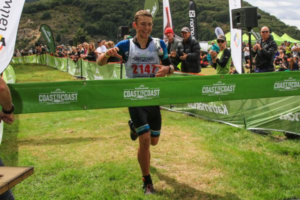 Sixteen year-old, Cameron Jones, is off to a flying start in this year's Kathmandu Coast to Coast after dominating the first leg of the two-day event that started today on the South Island's West Coast. 
