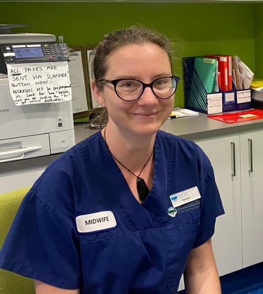 West Coast DHB Midwife, Natalie