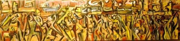 The Gendarme is busy, by Leon Aarts (sold)