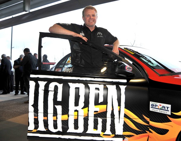 Andy Booth unveils New Holden V8 