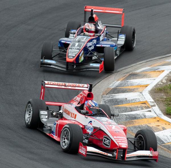 Nick Cassidy in control at Hampton Downs