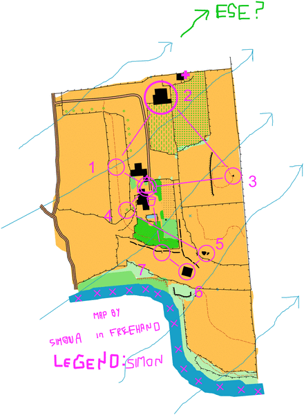 World Booze Orienteering Champs 2007 map