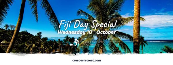 Fun, Festivities and Fijian Culture! Crusoe's Retreat in Fiji Prepares For The Annual Holiday Fiji Day In October