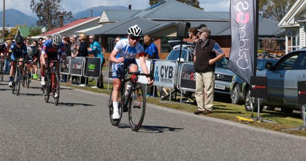 Hokitika's Sharlotte Lucas (Cycle Surgery), pictured won the fifth round of the women's race in Calder Stewart Cycling Series, the CYB Construction Hokitika Classic held today on the South Island's West Coast.    
