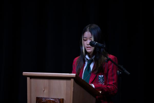 Nessa Kulwattanayayothin Speaks at AGHS's Cultural Assembly Term 3, 2022