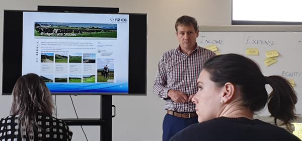 Craig Taylor from Matamata based accountancy firm Candy Gillespie at a previous workshop. 