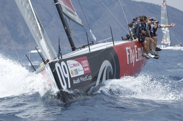 Emirates Team New Zealand Audi MedCup regatta at Cartagena, Spain