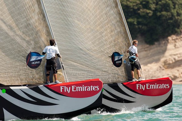 the first day of the Louis Vuitton Trophy