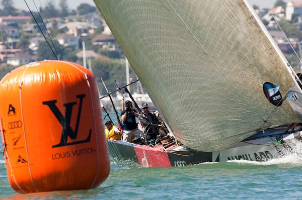 Emirates Team New Zealand today won its second match of the Louis Vuitton Trophy Auckland