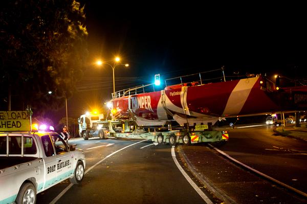 CAMPER left the builder's yard in Auckland at 4.30am today