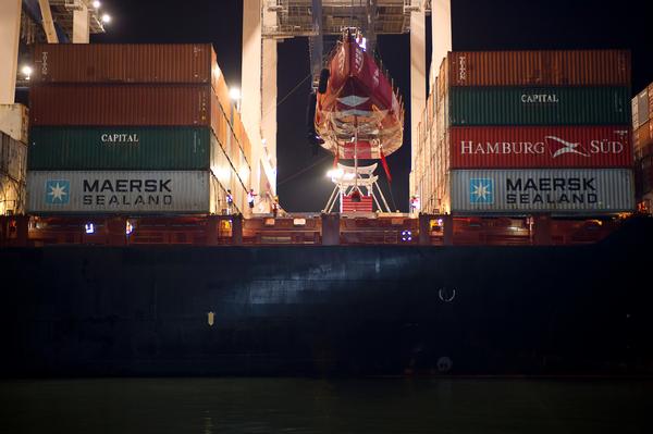 CAMPER sails for Europe on a Maersk Line ship