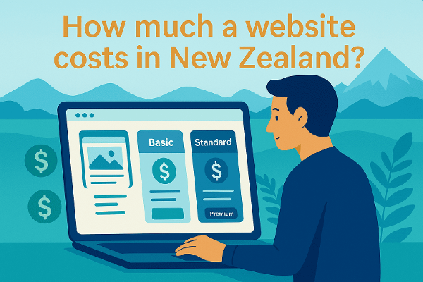 how much a website costs in New Zealand