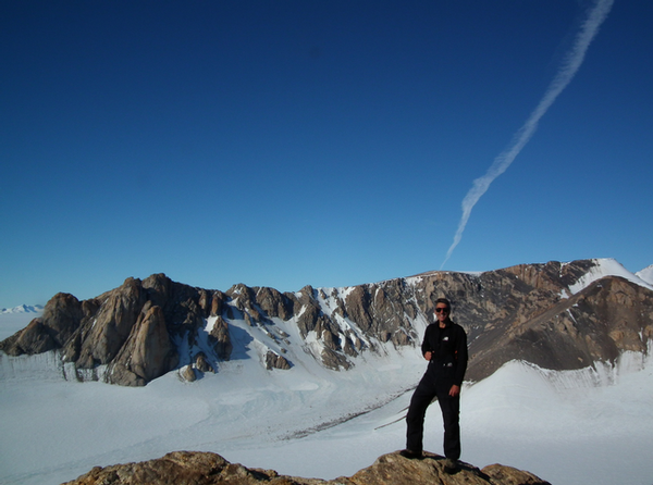 Bryan Storey in the Antarctic