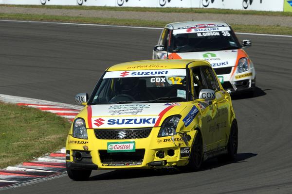 Two race wins helped Rangiora's Chris Cox take the round win and second overall in the Suzuki Swift Sport Cup standings after this weekend's three races held at Manfeild in the Manawatu. 