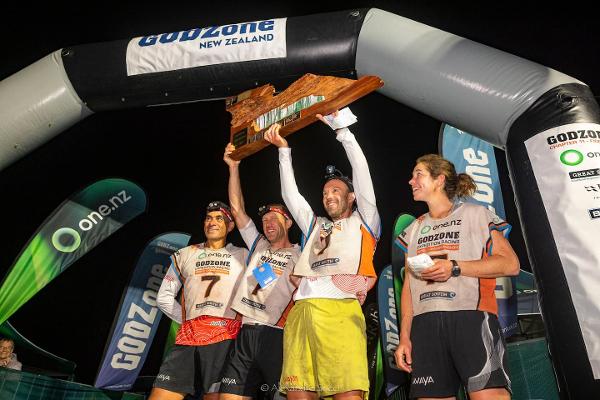 Adventure racing world champions Nathan Fa'avae, Stu Lynch, Chris Forne and Sophie Hart of Team Avaya