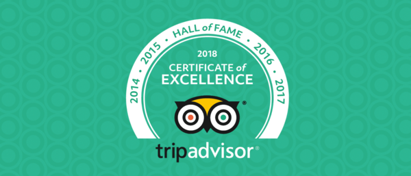 The award-winning motel, Argent Motor Lodge, wins the Certificate of Excellence Hall of Fame from TripAdvisor.
