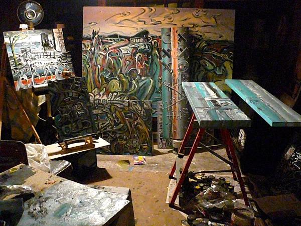 'My mess', studio (garage) 2009, Leon Aarts