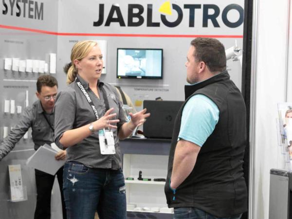 Jablotron and Pacific GSM attracted interest at Facilities Integrate exhibition