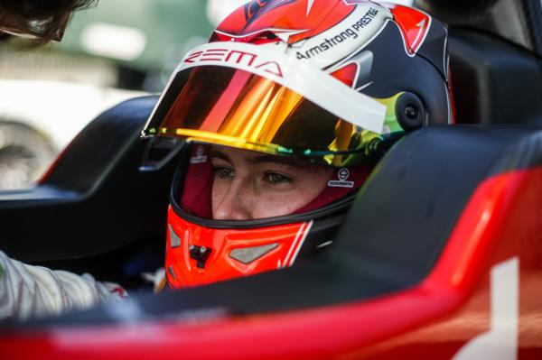 Marcus Armstrong simply drove past pole man Liam Lawson to win at Teretonga