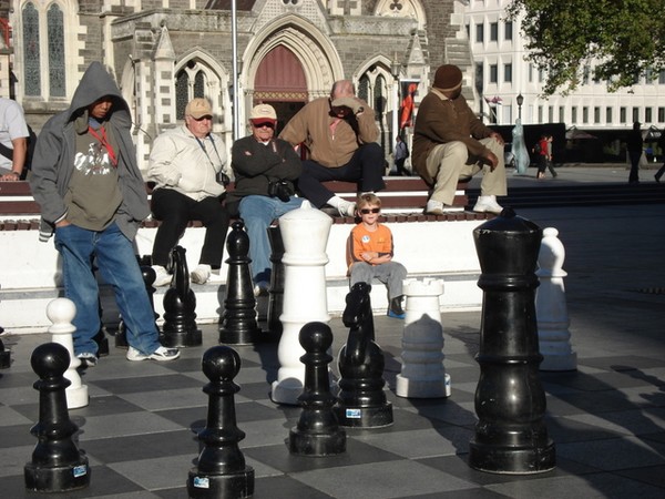 Chess in Cathedral Square