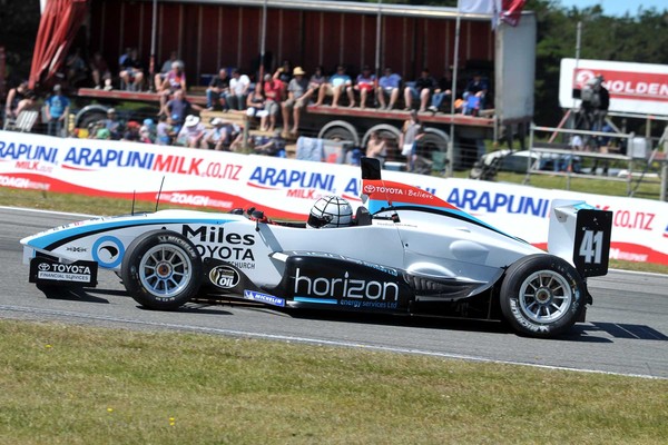 New Plymouth's Stefan Webling was in strong form for his third race at Invercargill's Teretonga circuit -only to be held-up by a slower car he couldn't pass