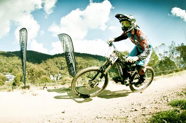 National Downhill Champion Danielle Beecroft, junior ambassador for mountain biking in Australia.