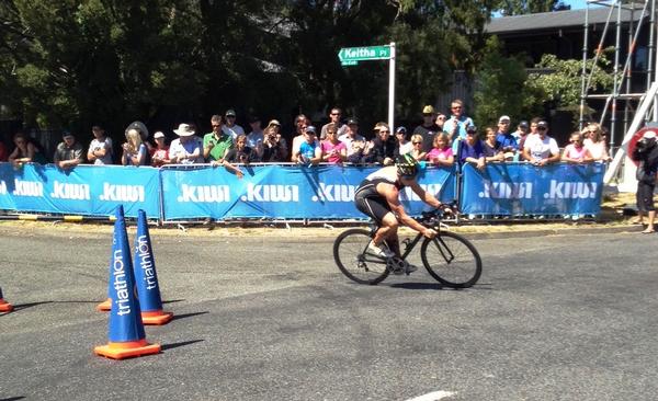 Tom Davison during the Oceania Sprint Championship at Kinloch last weekend.