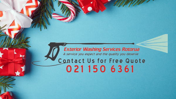 Book now for Exterior Building Washing Services For Your Home This Holiday Season with Rotorua's leading commercial and house washing service, Exterior Washing Services.