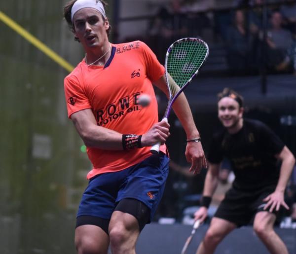 Top-10 ranked squash player Paul Coll