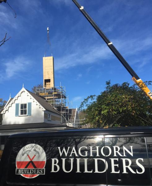 New Chimney Being Installed in Christchurch
