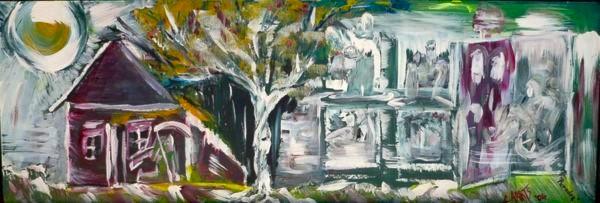 ''Paradox'', acrylics on board, by Leon Aarts
