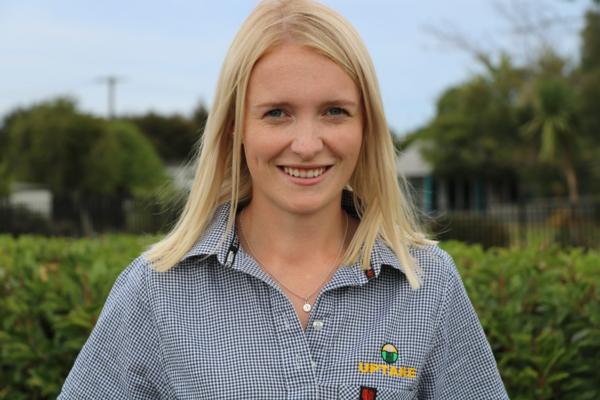 Introducing Alicia Wilkinson: leading Taupo-based fertilizer company Uptake's new fertiliser sales representative.
