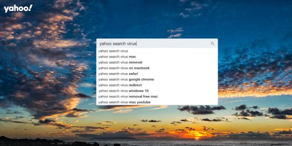 Yahoo search virus