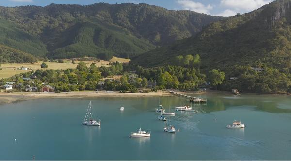 Anakiwa school in the Marlborough Sound