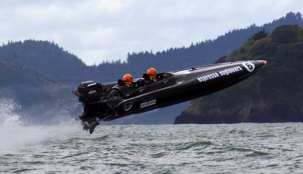 Espresso Engineers takes to the skies at Whitianga.